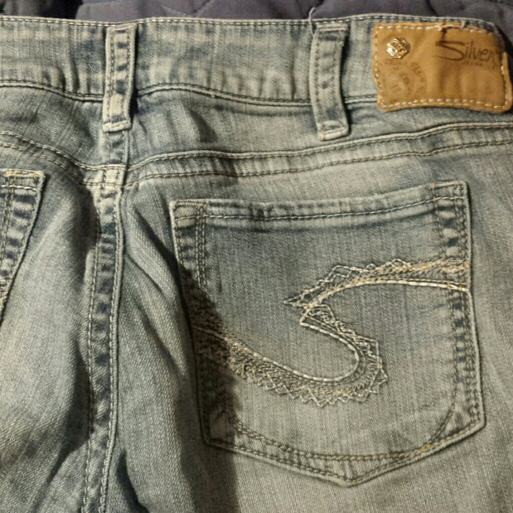 Silver jeans
